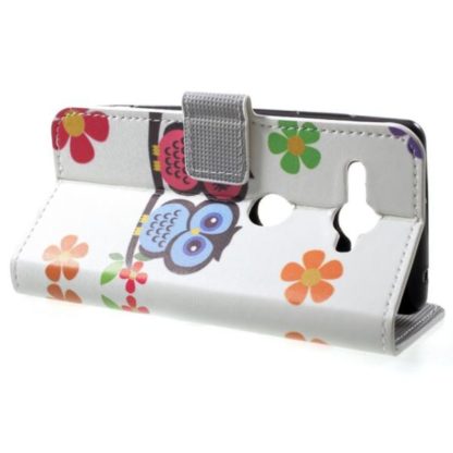 Plånboksfodral Sony Xperia XZ2 Compact - Ugglor & Blommor