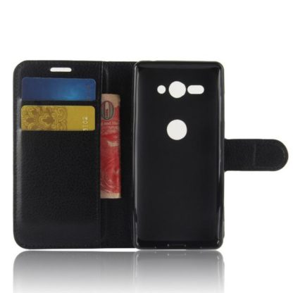 Plånboksfodral Sony Xperia XZ2 Compact - Svart
