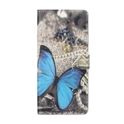 Plånboksfodral Samsung Galaxy S21 - Blå Fjäril