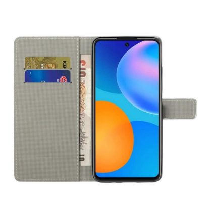 Plånboksfodral Huawei P Smart 2021 - Lila / Fjärilar