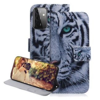 Plånboksfodral Samsung Galaxy A52 – Vit Tiger