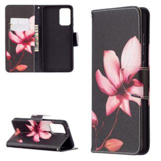 Plånboksfodral Samsung Galaxy A52 – Rosa Blomma