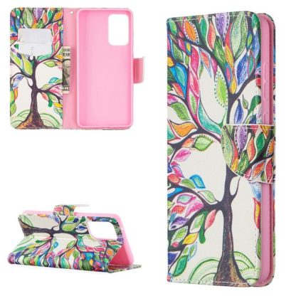 Plånboksfodral Samsung Galaxy A52 – Färgglatt Träd