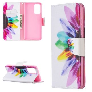 Plånboksfodral Samsung Galaxy A72 – Färgglad Blomma