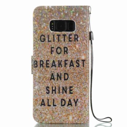 Plånboksfodral Samsung Galaxy S8 – Eat Glitter And Shine All Day