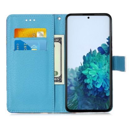 Plånboksfodral Samsung Galaxy S21 Plus – Blå Mandala