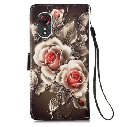 Plånboksfodral Samsung Galaxy XCover 5 – Rosor