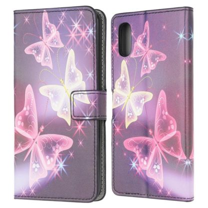 Plånboksfodral Samsung Galaxy XCover 5 - Lila / Fjärilar