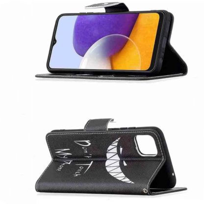 Plånboksfodral Samsung Galaxy A22 5G – Don’t Touch My Phone