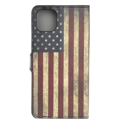 Plånboksfodral iPhone 13 Mini - Flagga USA