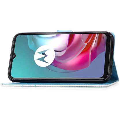 Plånboksfodral Motorola Moto G30 – Blå Mandala