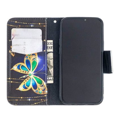 Plånboksfodral iPhone 13 Pro Max – Guldfjäril