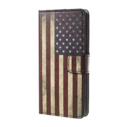 Plånboksfodral Samsung Galaxy A21s - Flagga USA