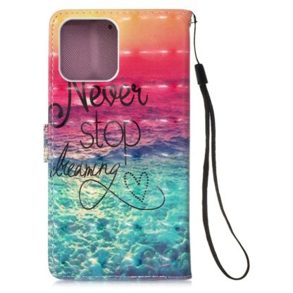 Plånboksfodral iPhone 13 Mini – Never Stop Dreaming