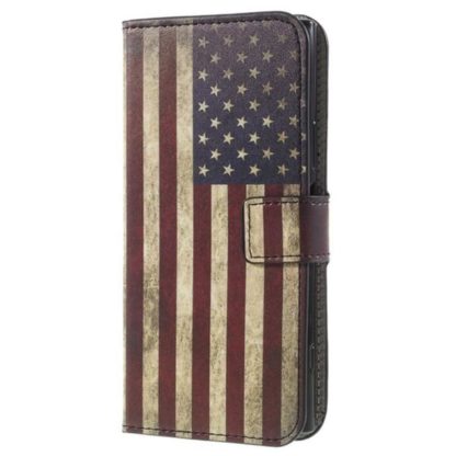 Plånboksfodral Sony Xperia XZ1 - Flagga USA