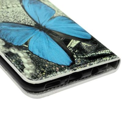 Plånboksfodral Huawei Mate 20 Lite - Blå Fjäril