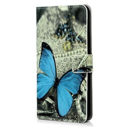 Plånboksfodral Huawei Mate 20 Lite - Blå Fjäril