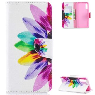 Plånboksfodral Samsung Galaxy A50 – Färgglad Blomma