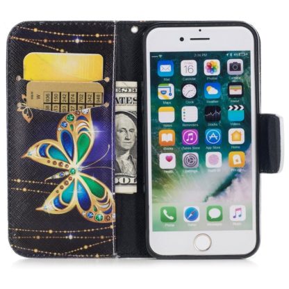 Plånboksfodral Apple iPhone 7 – Guldfjäril