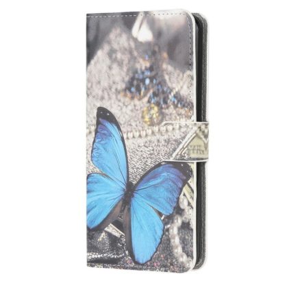Plånboksfodral Samsung Galaxy A12 - Blå Fjäril