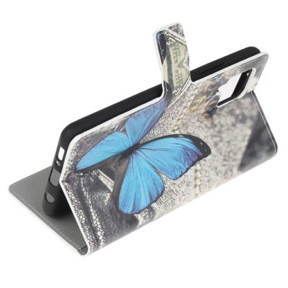 Plånboksfodral Samsung Galaxy A12 - Blå Fjäril
