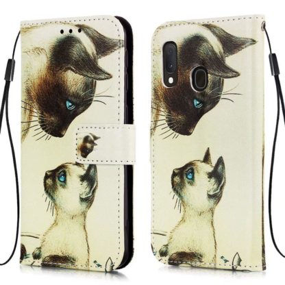 Plånboksfodral Samsung Galaxy A20e – Katter
