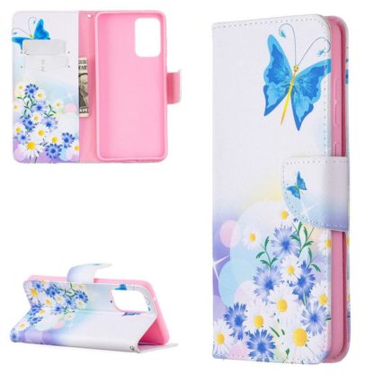 Plånboksfodral Samsung Galaxy A72 – Fjärilar och Blommor