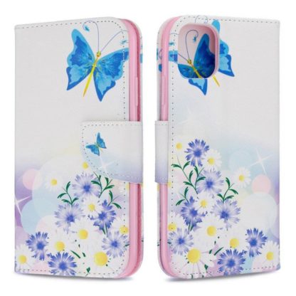 Plånboksfodral Xiaomi Mi 11 Lite – Fjärilar och Blommor