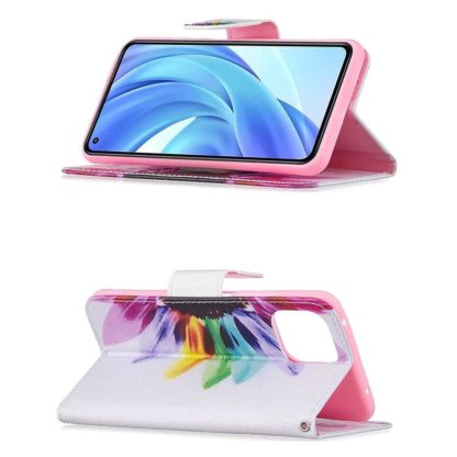 Plånboksfodral Xiaomi Mi 11 Lite – Färgglad Blomma