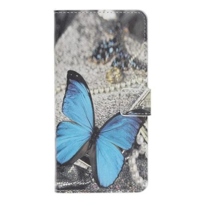 Plånboksfodral Samsung Galaxy A02s - Blå Fjäril