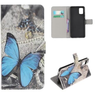 Plånboksfodral Samsung Galaxy A02s - Blå Fjäril
