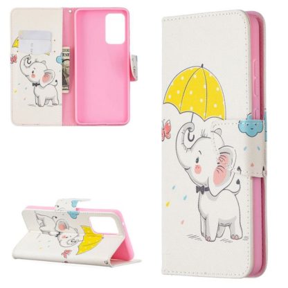 Plånboksfodral Xiaomi Mi 11i – Elefant med Paraply