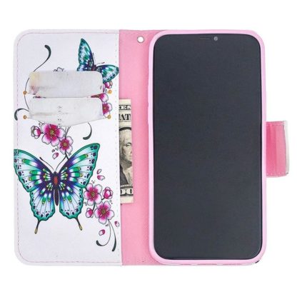 Plånboksfodral iPhone 13 Pro Max – Fjärilar och Blommor