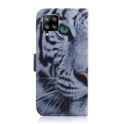 Plånboksfodral Samsung Galaxy A22 (4G) – Vit Tiger