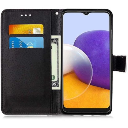Plånboksfodral Samsung Galaxy A22 5G – Rosor