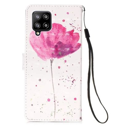 Plånboksfodral Samsung Galaxy A22 (4G) – Rosa Blomma
