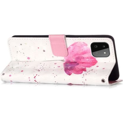 Plånboksfodral Samsung Galaxy A22 5G – Rosa Blomma