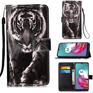 Plånboksfodral Motorola Moto G30 – Tiger