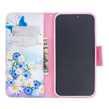 Plånboksfodral iPhone 13 Pro – Fjärilar och Blommor