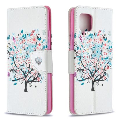 Plånboksfodral Samsung Galaxy A22 (4G) – Färgglatt Träd