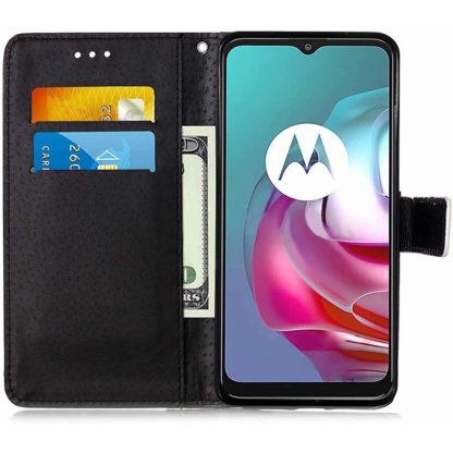 Plånboksfodral Motorola Moto G30 – Rosor