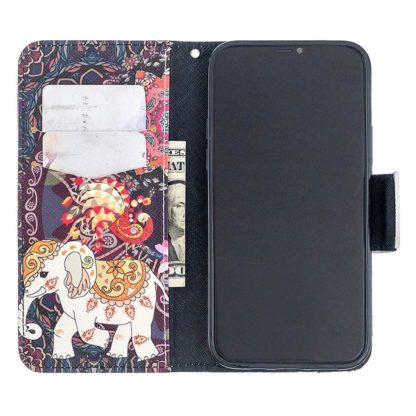 Plånboksfodral iPhone 13 Pro – Indiskt / Elefant
