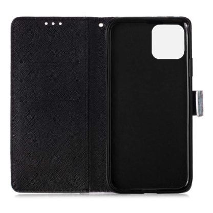 Plånboksfodral iPhone 13 Mini – Döskalle / Rosor