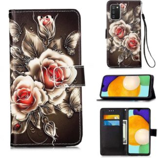 Plånboksfodral Samsung Galaxy A03s – Rosor