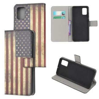 Plånboksfodral Samsung Galaxy A03s - Flagga USA