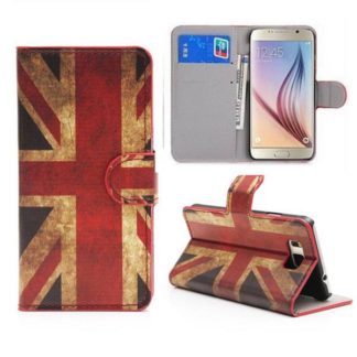 Plånboksfodral Samsung Galaxy S6 Edge - Flagga UK