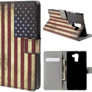 Plånboksfodral Huawei Honor 7 - Flagga USA