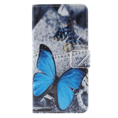 Plånboksfodral Huawei Honor 7 – Blå Fjäril