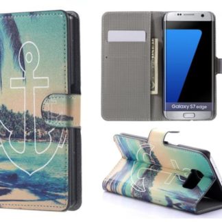Plånboksfodral Samsung Galaxy S7 Edge - Ankare