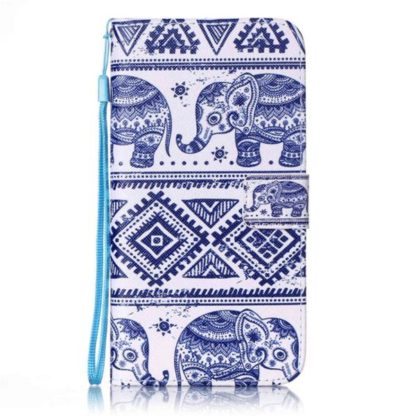 Plånboksfodral Iphone 7 – Indiskt / Elefanter